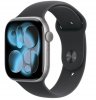 Apple Watch Series 11 GPS+Cellular koperta 46 mm z aluminium w kolorze gwiezdnej szarości, pasek sportowy w kolorze czarnym - rozmiar M/L